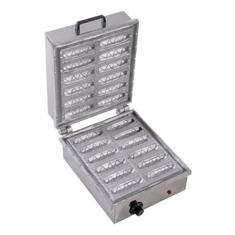 Crepeira Elétrica 12 Cavidades Inox - Mared / 110v Menor preço em Crepeira Elétrica 12 Cavidades Inox - Mared / 110v