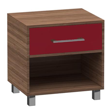 Criado Mudo Com Nicho 1 Gaveta Quarto 51x50Cm Marrom Escuro - Peglev Menor preço em Criado Mudo Com Nicho 1 Gaveta Quarto 51x50Cm Marrom Escuro - Peglev