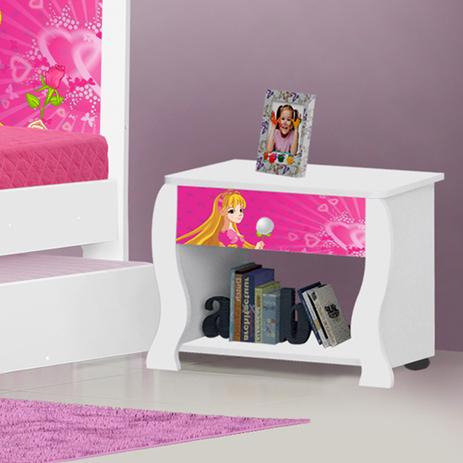 Criado Mudo Infantil Criança 1 Gaveta Lara Jade Cor Branco - Ja moveis Menor preço em Criado Mudo Infantil Criança 1 Gaveta Lara Jade Cor Branco - Ja moveis