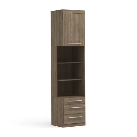 Criado Mudo Modulado Smart Em MDF A527 Nogal Kappesberg Menor preço em Criado Mudo Modulado Smart Em MDF A527 Nogal Kappesberg