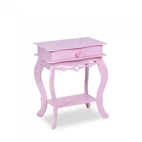 Criado-Mudo Roma c/ uma Gaveta Rosa Criado Mudo Vintage Retrô Provençal balcão mesa de quarto - Casa gaúcha Menor preço em Criado-Mudo Roma c/ uma Gaveta Rosa Criado Mudo Vintage Retrô Provençal balcão mesa de quarto - Casa gaúcha