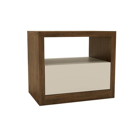 Criado-mudo Tw40 L: 67 x A: 58 x P: 45 Nw - Nobre Com Off-white Dalla Costa Menor preço em Criado-mudo Tw40 L: 67 x A: 58 x P: 45 Nw - Nobre Com Off-white Dalla Costa
