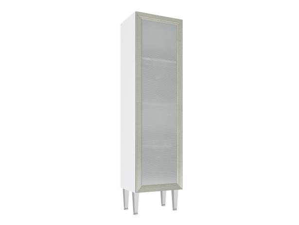 Cristaleira 1 Porta Vidro 40X149 Branco/Nude - Art in moveis é boa?