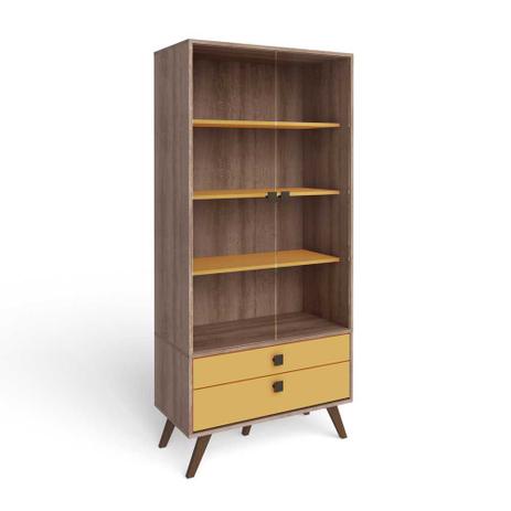 CRISTALEIRA 2 PORTAS COM 2 GAVETAS RETRô RT3101 RúSTICO/AMARELO - MóVEL BENTO é boa?