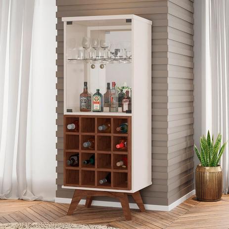 Cristaleira Adega Com 2 Portas De Vidro Off White Nobre - Dalla Costa Menor preço em Cristaleira Adega Com 2 Portas De Vidro Off White Nobre - Dalla Costa