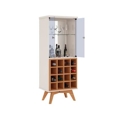 Cristaleira C711 L: 51 x A: 131 x P: 36 Wj - Off White Com Freijo Dalla Costa Menor preço em Cristaleira C711 L: 51 x A: 131 x P: 36 Wj - Off White Com Freijo Dalla Costa