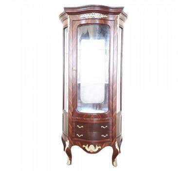 Cristaleira Clássica Marchetada Espelhada 2 Gav. - Prime home decor Menor preço em Cristaleira Clássica Marchetada Espelhada 2 Gav. - Prime home decor