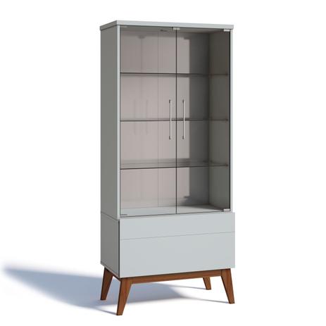 Cristaleira com Espelho e LED 2 Portas em Vidro 1 Gaveta Classic Retrô Imcal Branco é boa?
