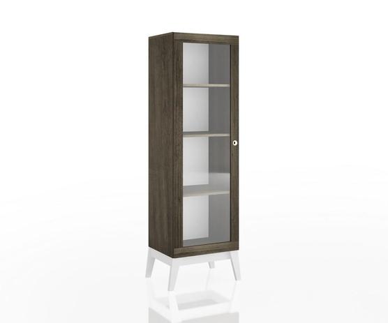 Cristaleira com Porta de Vidro Demolição e Branco - Genialflex é boa?