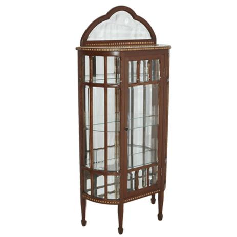 Cristaleira em Madeira Vitoriana Fundo Espelhado Clássica - Prime home decor Menor preço em Cristaleira em Madeira Vitoriana Fundo Espelhado Clássica - Prime home decor