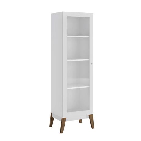 Cristaleira Genialflex Retrô 1 Porta De Vidro 3 Prateleiras Branca é ruim? Cristaleira Genialflex Retrô 1 Porta De Vidro 3 Prateleiras Branca é boa?