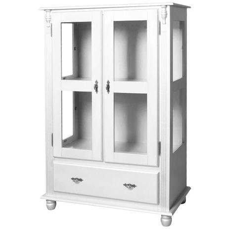 Cristaleira Média Lateral 2 Portas de Vidro 1 Gaveta - M550311 - Linz é ruim? Cristaleira Média Lateral 2 Portas de Vidro 1 Gaveta - M550311 - Linz é boa?