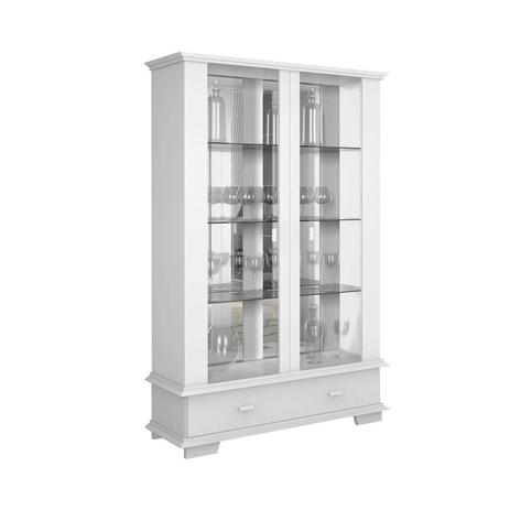 Cristaleira Ornare Branco Acetinado - Imcal Menor preço em Cristaleira Ornare Branco Acetinado - Imcal