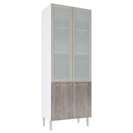 Cristaleira Profunda 2 Porta Vidro Mia Coccina 80X215 Rustico - Art in móveis é boa?