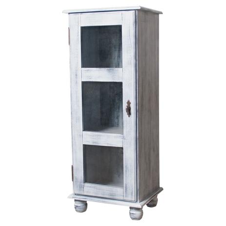 Cristaleira Torre Baixa 1 porta vidro 2 prateleiras - M550116 - Linz Menor preço em Cristaleira Torre Baixa 1 porta vidro 2 prateleiras - M550116 - Linz