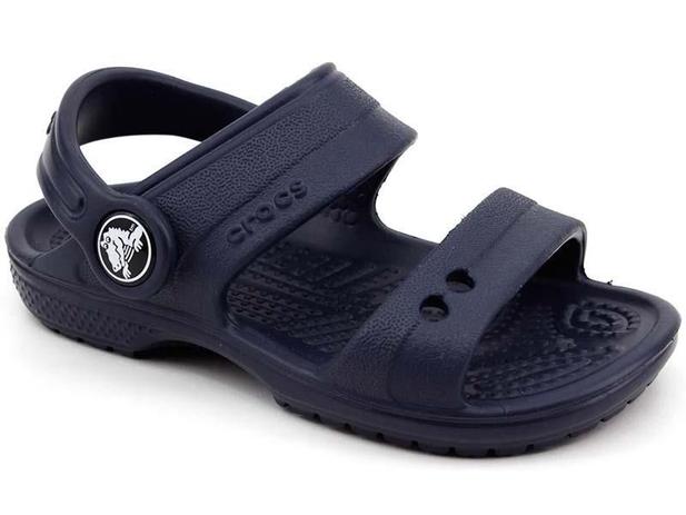 Crocs Papete Infantil Classic Marinho Menor preço em Crocs Papete Infantil Classic Marinho