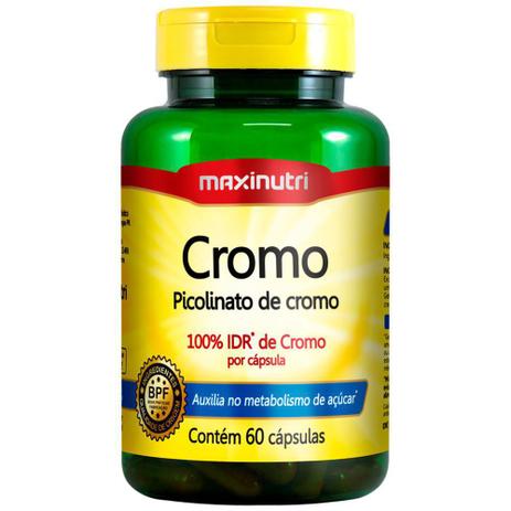 Cromo (picolinato de cromo) - 60 caps - Maxinutri Menor preço em Cromo (picolinato de cromo) - 60 caps - Maxinutri