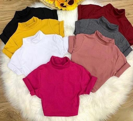 cropped canelada gola alta