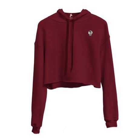 unwell cropped moletom com capuz