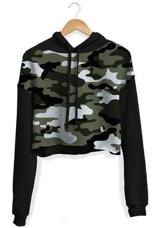 cropped moletom camuflado