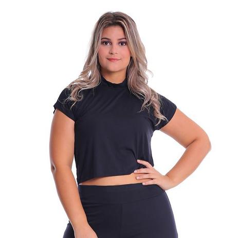 Cropped gola alta plus size Clearance