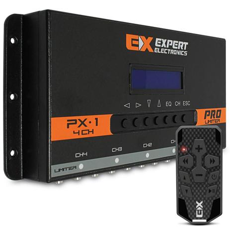 Crossover Expert PX-1 Processador de Áudio Equalizador + Controle Longa Distância Expert 300 Metros Menor preço em Crossover Expert PX-1 Processador de Áudio Equalizador + Controle Longa Distância Expert 300 Metros