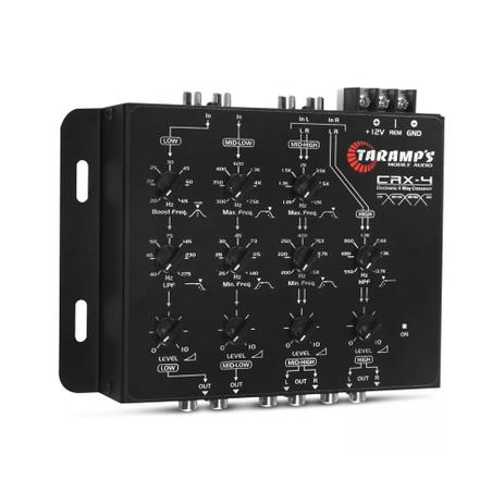 Crossover Taramps CRX4 Bass Boost 04 Vias Filtro High Pass Low Pass Som Automotivo é boa?