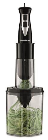 CS-03 Mixer e Cortador Spiralizer 2 em 1 - Mondial Menor preço em CS-03 Mixer e Cortador Spiralizer 2 em 1 - Mondial
