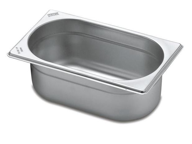 Cuba aço inox 1/4 sem alças - profundidade 40mm - Cubas - Tramontina Menor preço em Cuba aço inox 1/4 sem alças - profundidade 40mm - Cubas - Tramontina