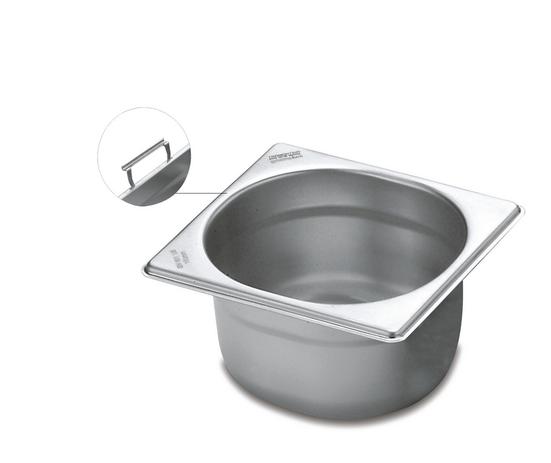 Cuba Aço Inox 1/6 Com Alças Móveis - Profundidade 150mm Tramontina 61068/150 - Tramontina farroupilha Menor preço em Cuba Aço Inox 1/6 Com Alças Móveis - Profundidade 150mm Tramontina 61068/150 - Tramontina farroupilha