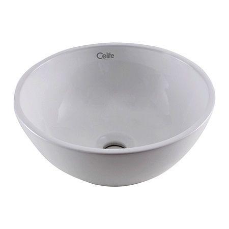 Cuba apoio redonda 37cm basic r2 branca celite 1730980017300 Menor preço em Cuba apoio redonda 37cm basic r2 branca celite 1730980017300