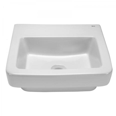 Cuba de Apoio 43cmx39cm Dama-N Roca Branco Menor preço em Cuba de Apoio 43cmx39cm Dama-N Roca Branco