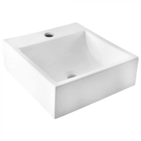 Cuba de Apoio 44cmx41cm com Mesa Loft Curve2 Incepa Branco Menor preço em Cuba de Apoio 44cmx41cm com Mesa Loft Curve2 Incepa Branco