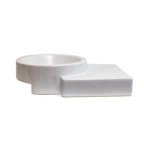 Cuba de Apoio 60X45cm Post Branco Roca Menor preço em Cuba de Apoio 60X45cm Post Branco Roca