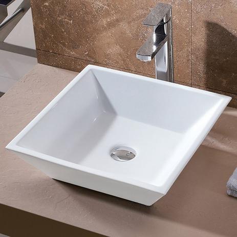 Cuba de Apoio Banheiro Lavabo Sobrepor de Porcelana Cerâmica Louça C267 - Premierdecor Menor preço em Cuba de Apoio Banheiro Lavabo Sobrepor de Porcelana Cerâmica Louça C267 - Premierdecor