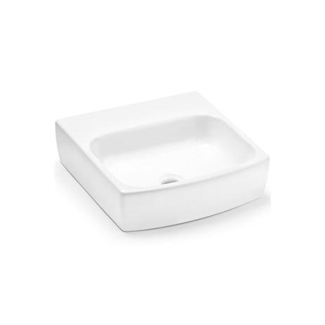 Cuba de Apoio com Mesa Quadrada Bali 43x42cm Branca - Incepa Menor preço em Cuba de Apoio com Mesa Quadrada Bali 43x42cm Branca - Incepa