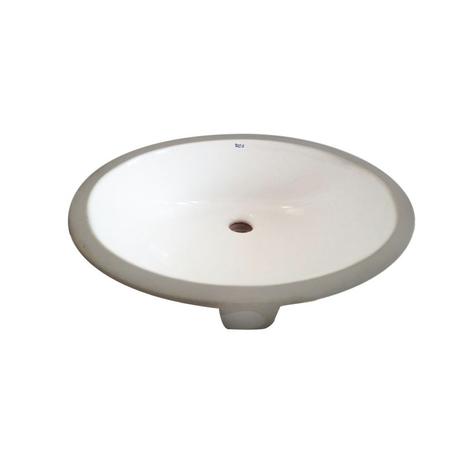 Menor preço em Cuba de Embutir Oval 47,5X39cm Branco Roca