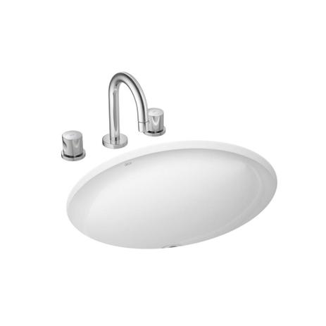 Cuba de Embutir Oval Branco Gelo - 49x36 Cm - Ref.: L.37 - Deca Menor preço em Cuba de Embutir Oval Branco Gelo - 49x36 Cm - Ref.: L.37 - Deca