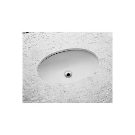 Cuba de Embutir Oval com Ladrão 51x35cm Branca - Incepa Menor preço em Cuba de Embutir Oval com Ladrão 51x35cm Branca - Incepa