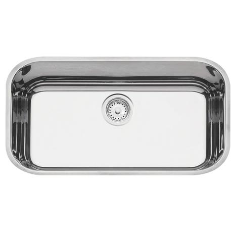 Cuba de Embutir para Cozinha Tramontina Retangular 56 BS Válvula de 3.1/2 Inox Menor preço em Cuba de Embutir para Cozinha Tramontina Retangular 56 BS Válvula de 3.1/2 Inox