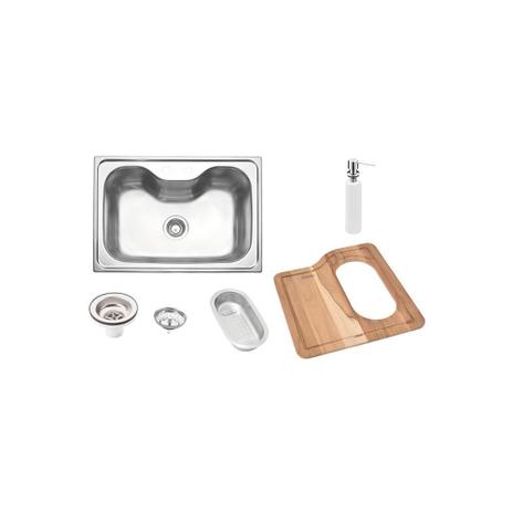 Cuba de Sobrepor para Cozinha em Inox Morgana com Acessórios 68x50cm Cromo Acetinada - Tramontina é boa?