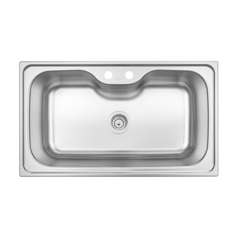 Cuba de Sobrepor Tramontina Morgana Maxi 86x50 cm em Aço Inox Acetinado com Válvula 93801122 Menor preço em Cuba de Sobrepor Tramontina Morgana Maxi 86x50 cm em Aço Inox Acetinado com Válvula 93801122