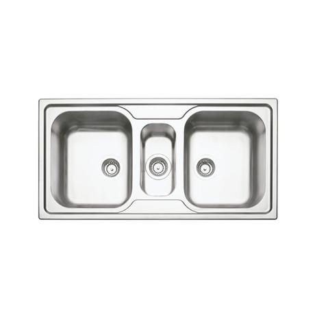 Cuba De Sobrepor Tripla 100X50Cm Inox 93831133 Tramontina Menor preço em Cuba De Sobrepor Tripla 100X50Cm Inox 93831133 Tramontina