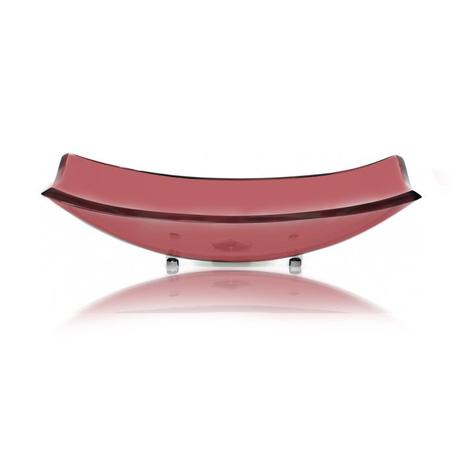 Cuba de Vidro Curve 38x26cm com Pinos Bergan Menor preço em Cuba de Vidro Curve 38x26cm com Pinos Bergan