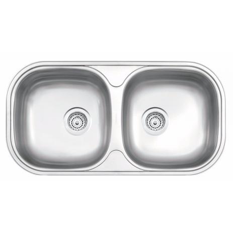 Cuba Dupla de Embutir para Cozinha Tramontina 78cmx40cmx15cm Menor preço em Cuba Dupla de Embutir para Cozinha Tramontina 78cmx40cmx15cm