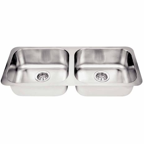 Menor preço em Cuba Dupla de Embutir para Cozinha Tramontina Retangular 2C 40 BL Inox