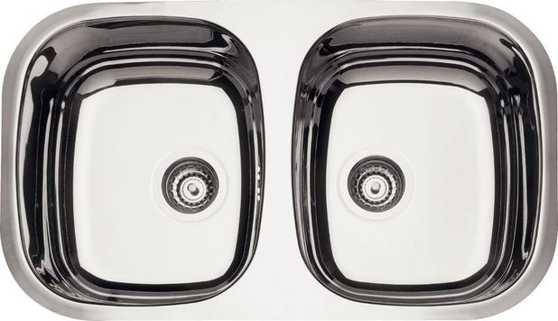 Cuba Dupla Inox Alto Brilho 77x40cm 34BL Tramontina 94030203 Menor preço em Cuba Dupla Inox Alto Brilho 77x40cm 34BL Tramontina 94030203