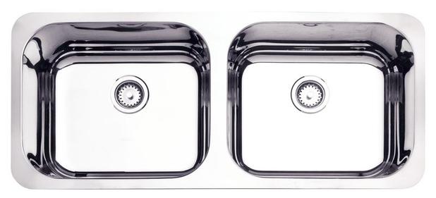 Cuba Dupla Inox Alto Brilho 89x39cm 40BL Tramontina 94031202 Menor preço em Cuba Dupla Inox Alto Brilho 89x39cm 40BL Tramontina 94031202