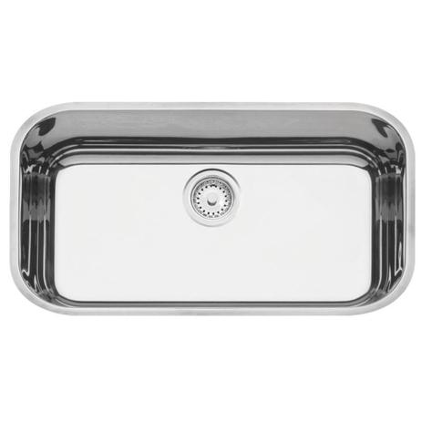 Cuba em aço inox polido 56 x 34 cm com válvula - PERFECTA - Tramontina Menor preço em Cuba em aço inox polido 56 x 34 cm com válvula - PERFECTA - Tramontina