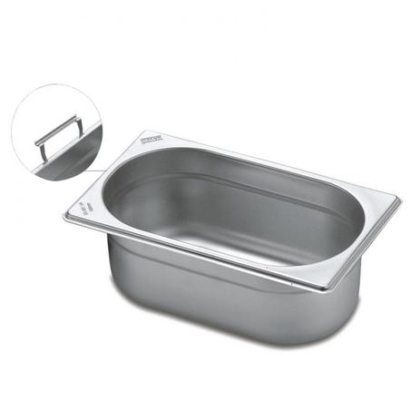 Cuba Gastronômica em Aço Inox 1/4 1,8L com Alça Tramontina Menor preço em Cuba Gastronômica em Aço Inox 1/4 1,8L com Alça Tramontina